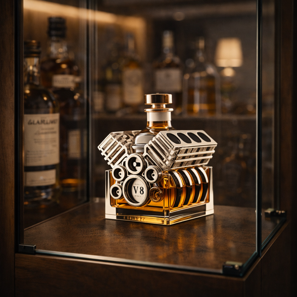 Motor Edition Whisky Bottle