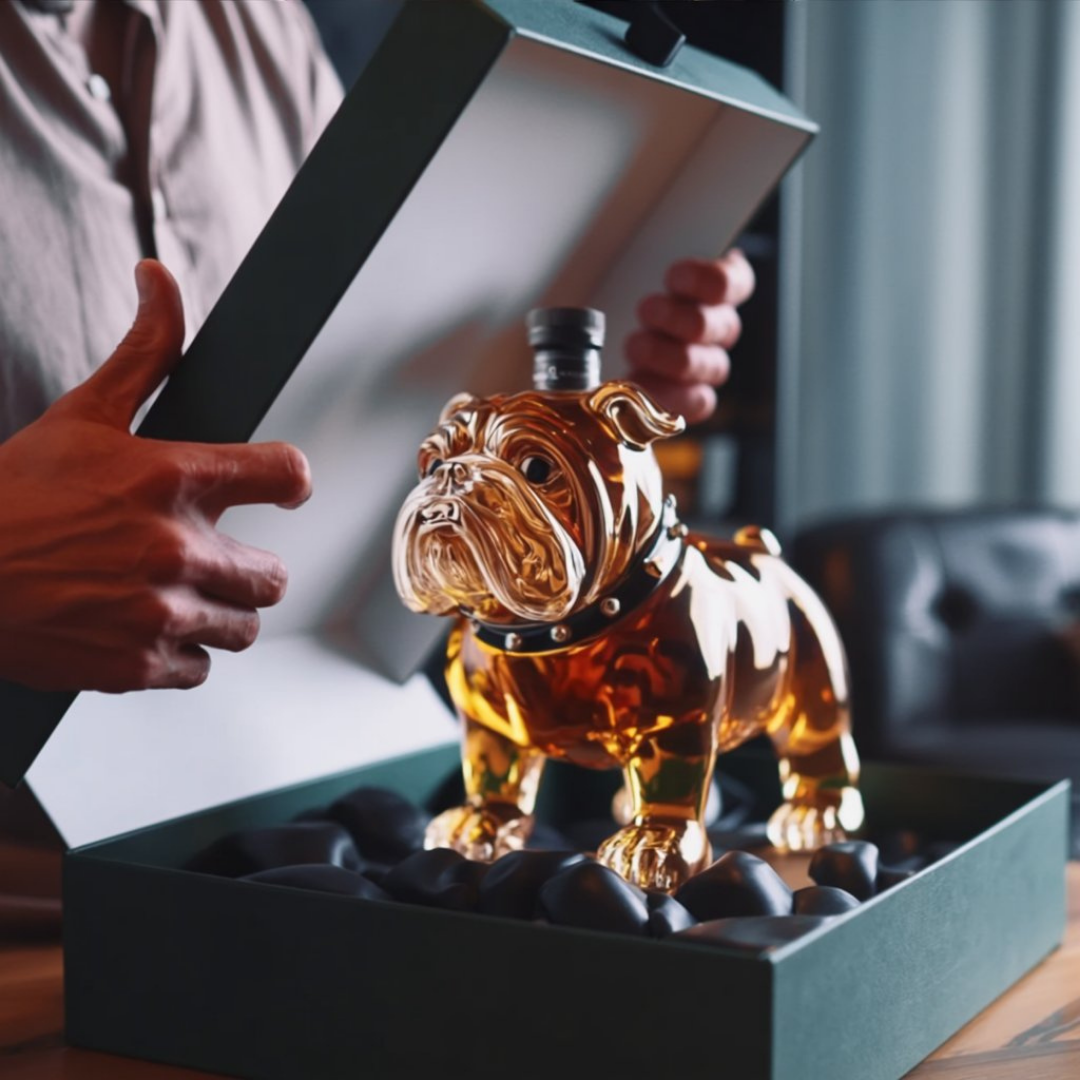 Bulldog Edition Whisky Bottle