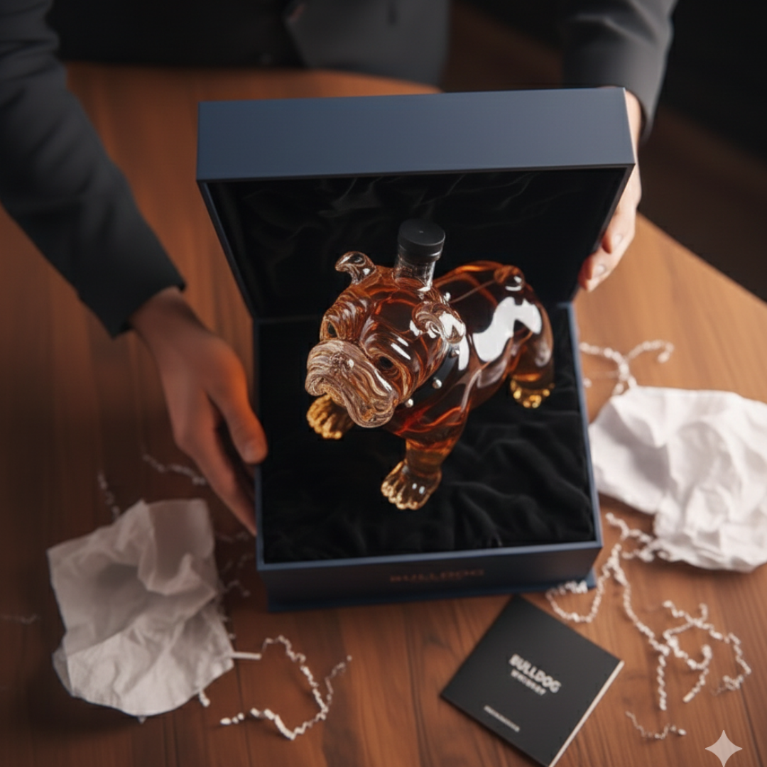 Bulldog Edition Whisky Bottle