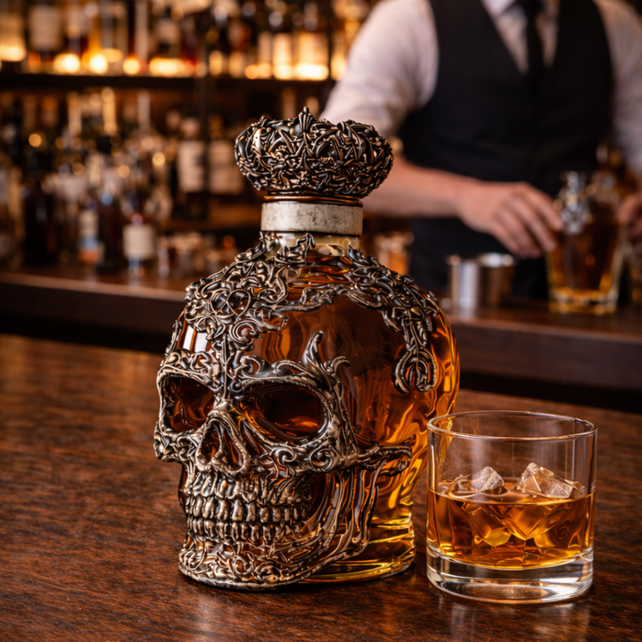 Skull Edition Whisky Bottle
