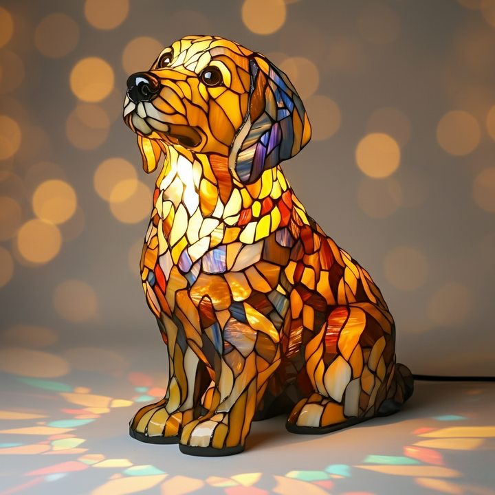Radiant Spiritual Golden Retriever Companion