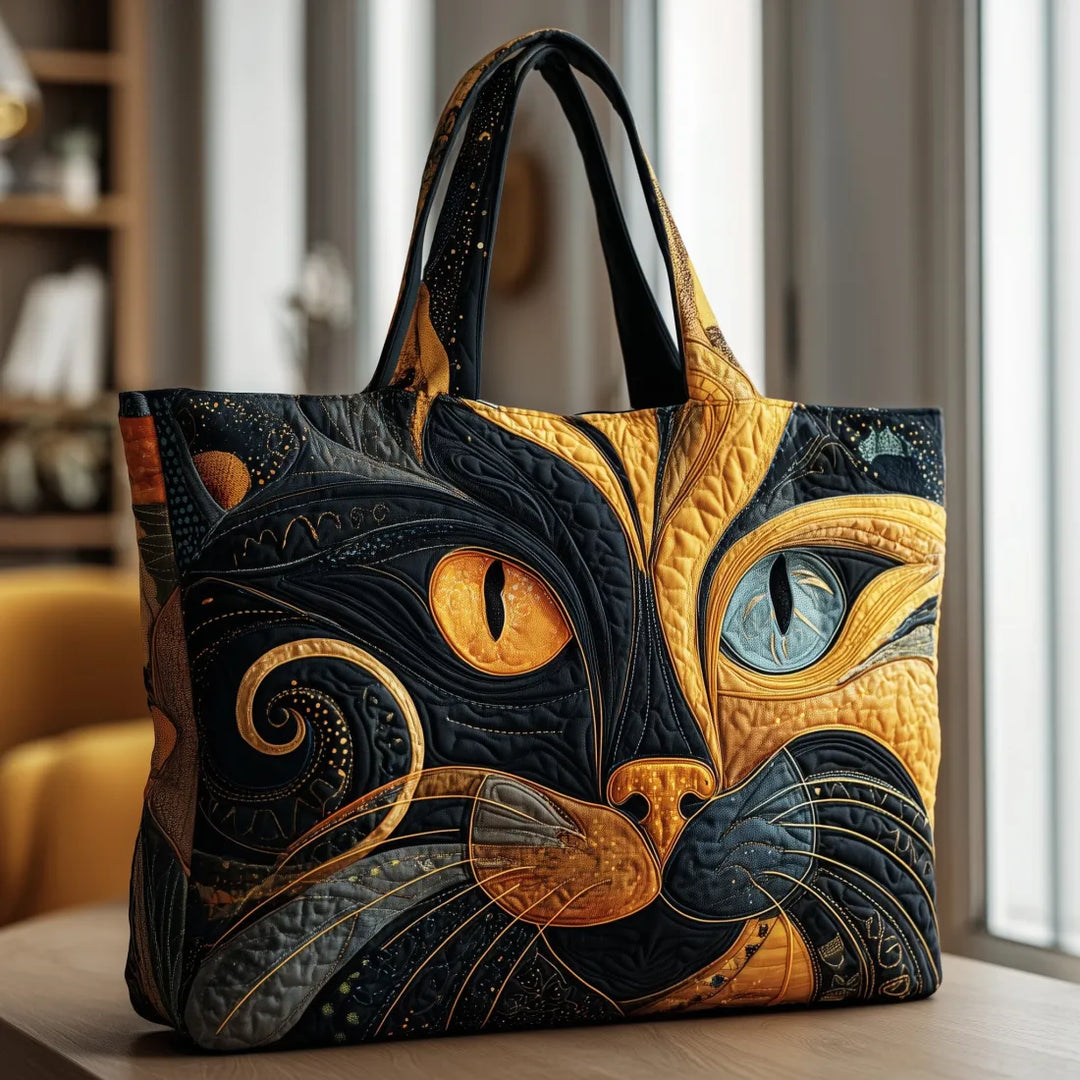 Handcrafted Mystic Cat Artisan Bag