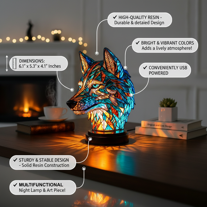Enchanting Wolf-Shaped Bo