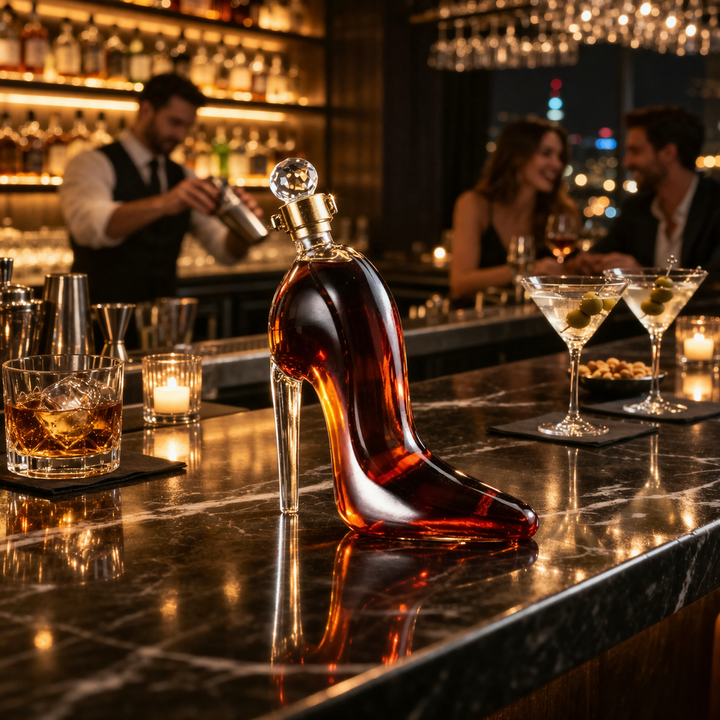 High Heel Whisky Glass