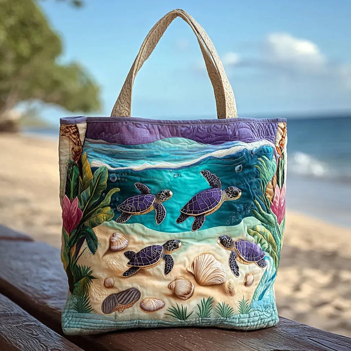 Handcrafted Tote Bag - Essence of the Lagoon