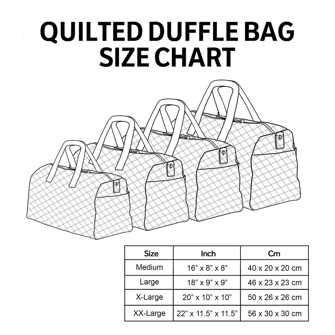 Blossom Path Quilted Duffle Bag - Model GFTOTP12297