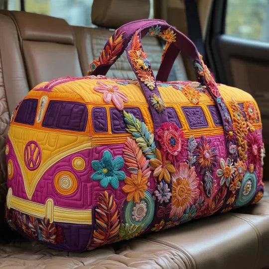 Cozy Padded Bohemian Travel Tote