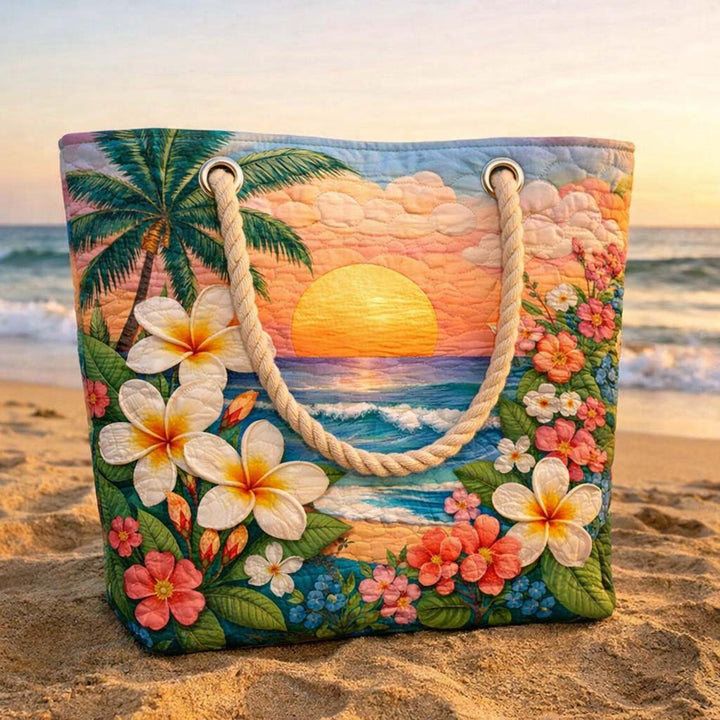Tropical Breeze Handmade Beach Tote
