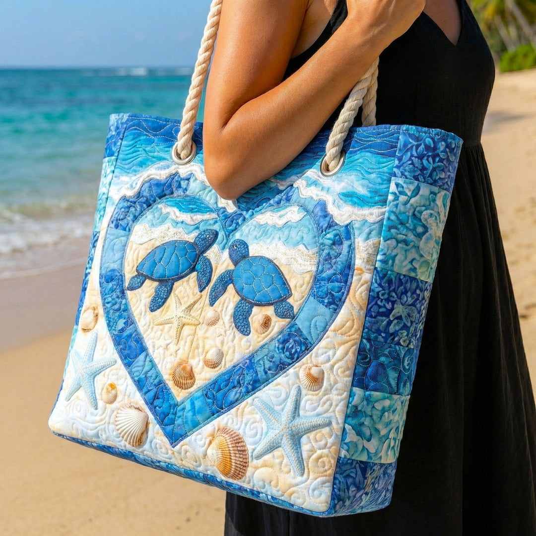 Artisan Beach Tote | Turtles' Tranquility