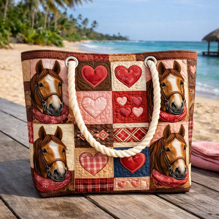 Artisan Beach Tote | Fun Runner Design
