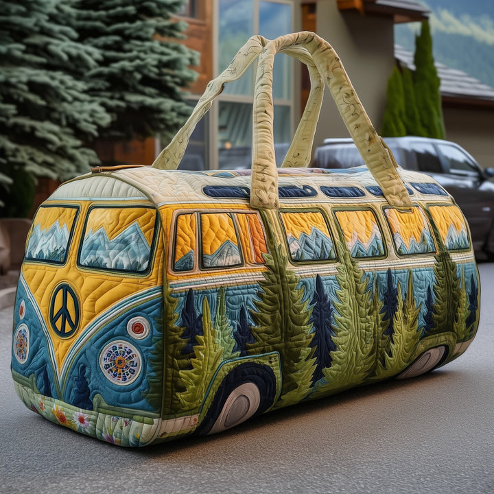 Hippie Van Quilted Travel Duffle Bag - Model GFTOYC40