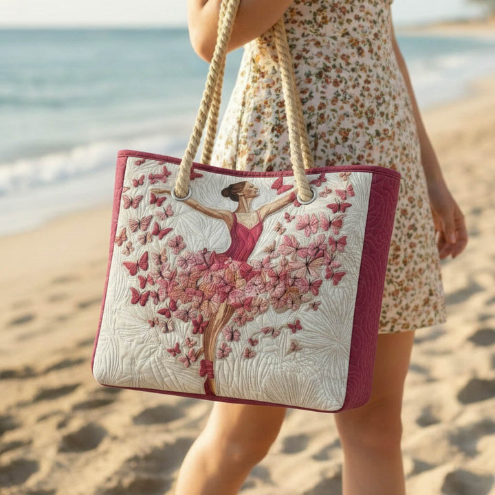 Artisan Ballerina-Designed Beach Tote
