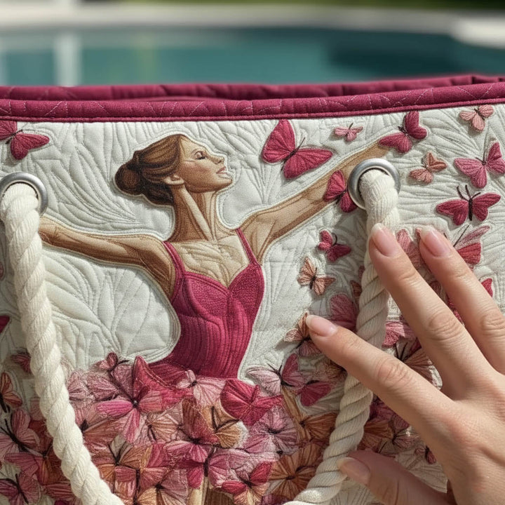 Artisan Ballerina-Designed Beach Tote