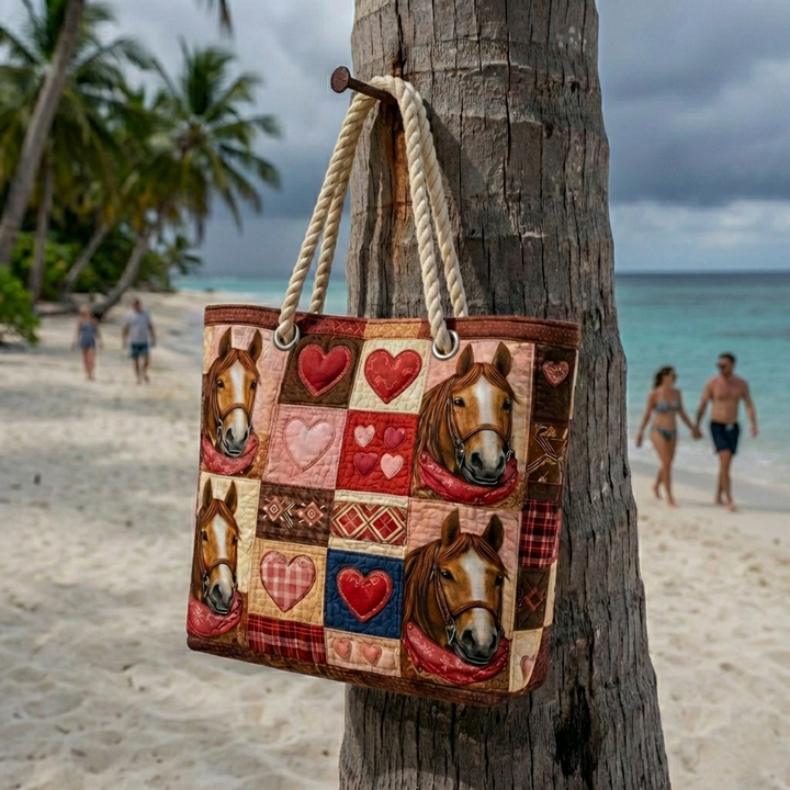Artisan Beach Tote | Fun Runner Design