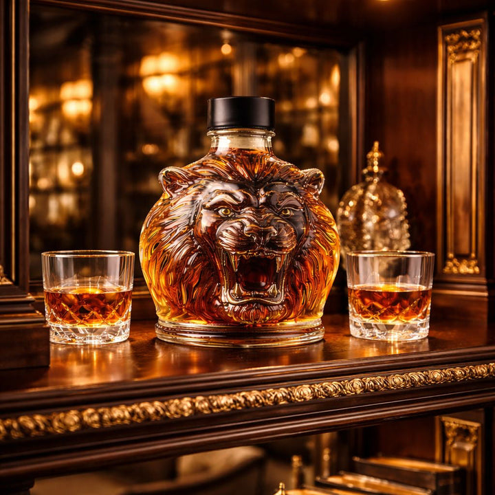 Lion Edition Whisky Bottle