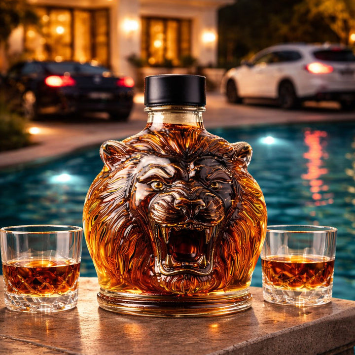 Lion Edition Whisky Bottle