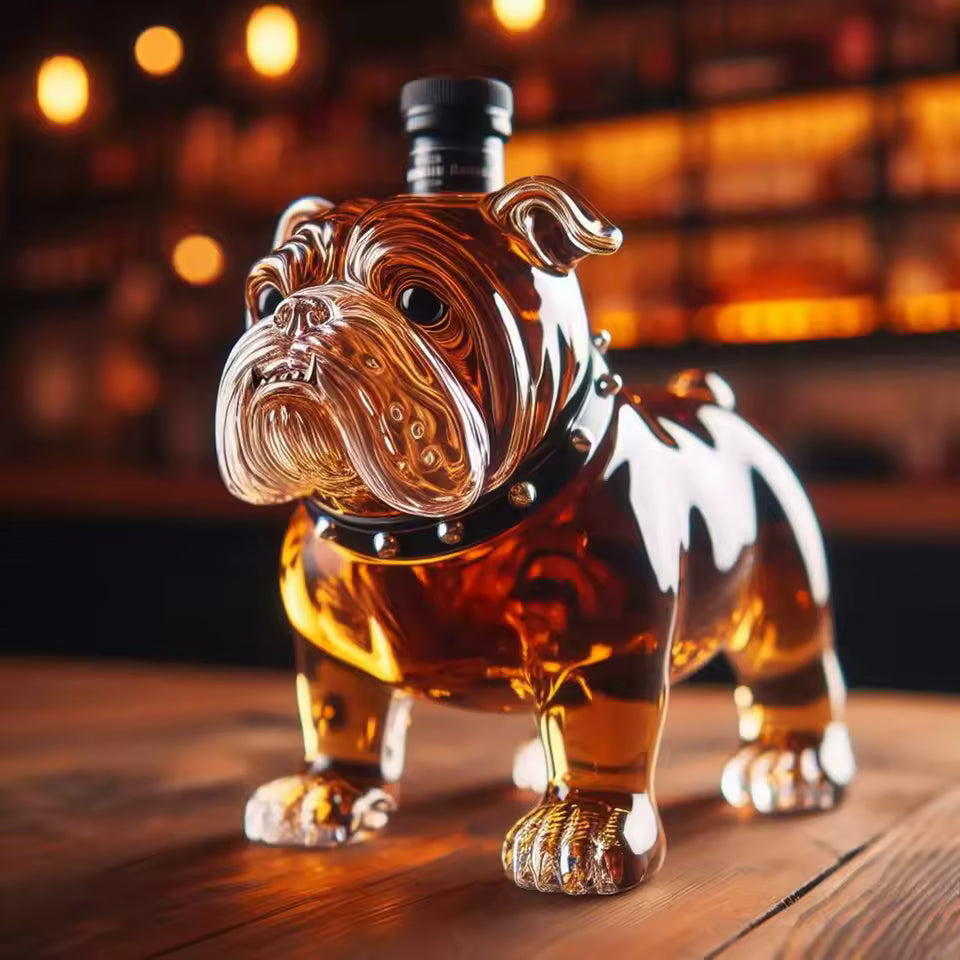 Bulldog Edition Whisky Bottle