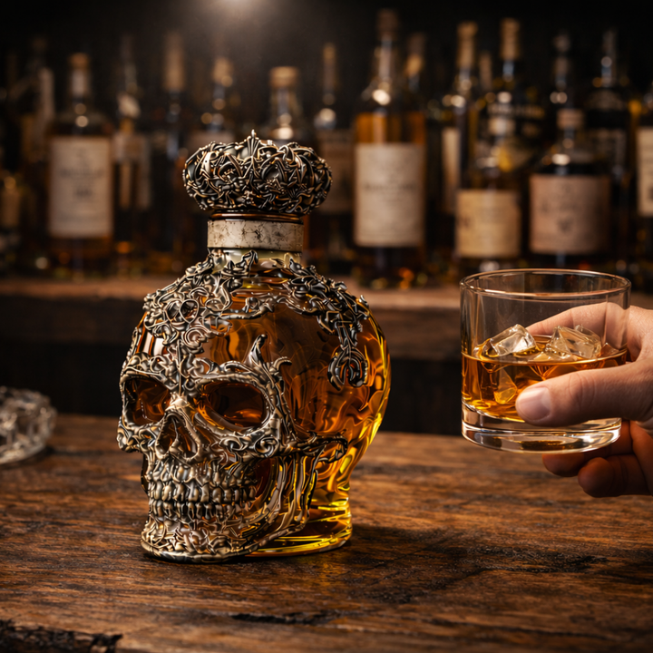 Skull Edition Whisky Bottle