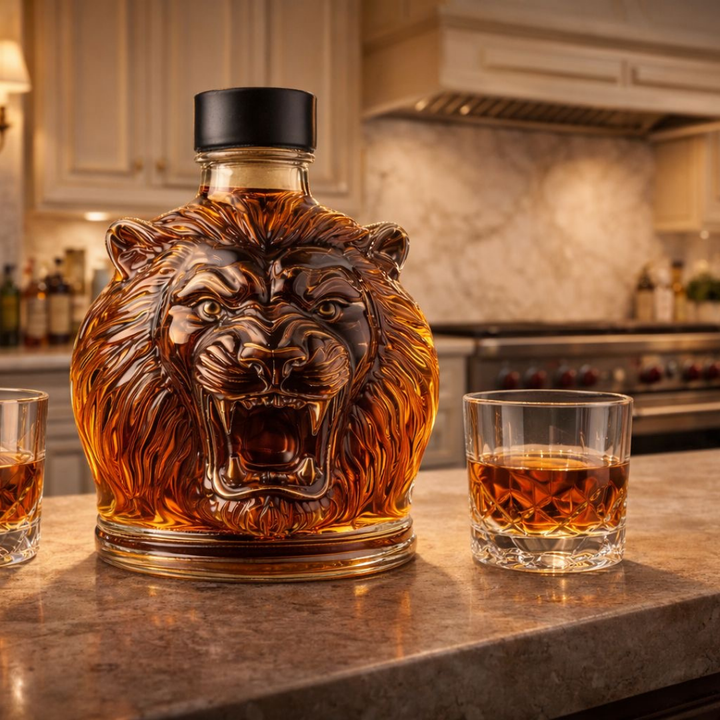 Lion Edition Whisky Bottle
