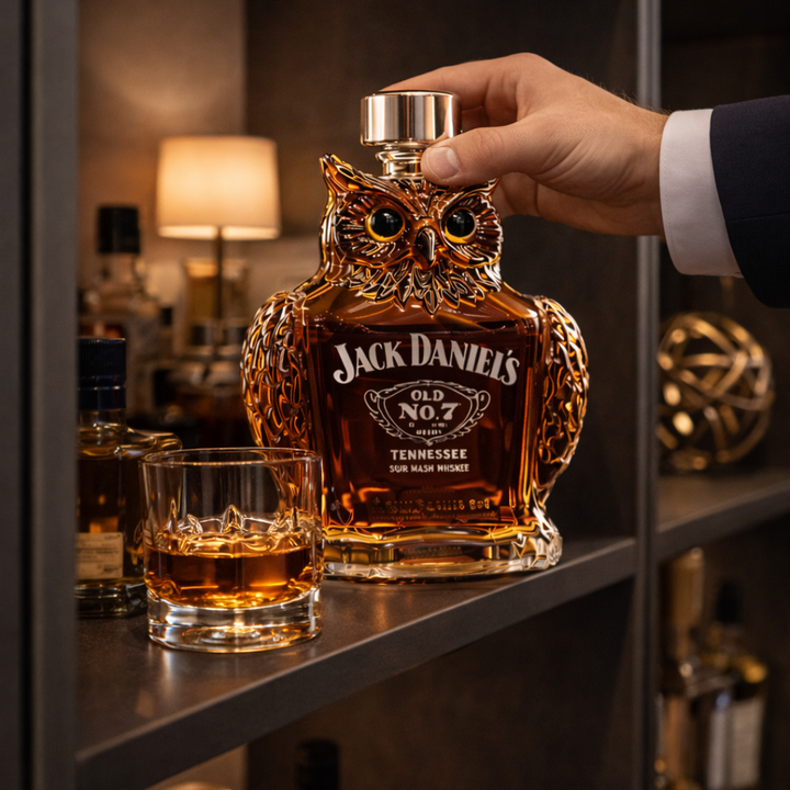 Owl Edition Whisky Bottle