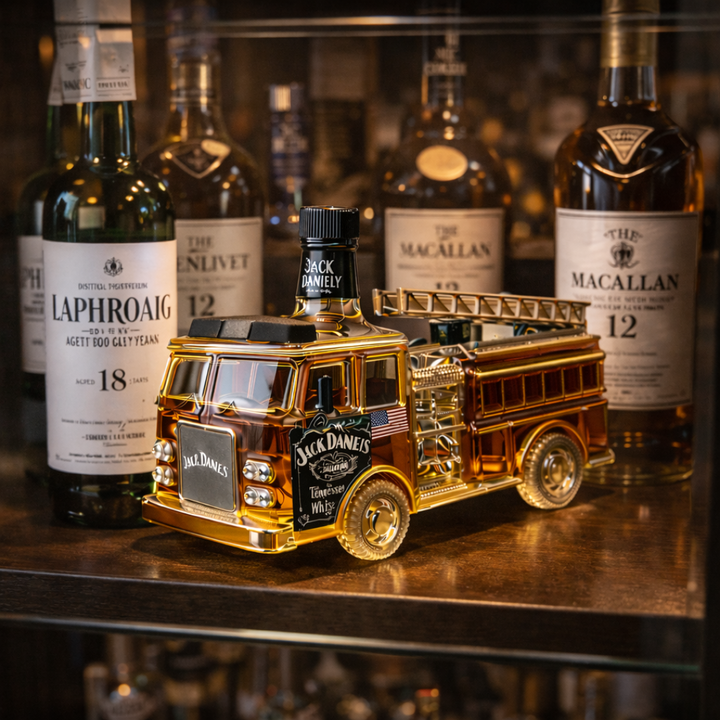 Jack Daniel's Firefighter Edition Whisky Bottle