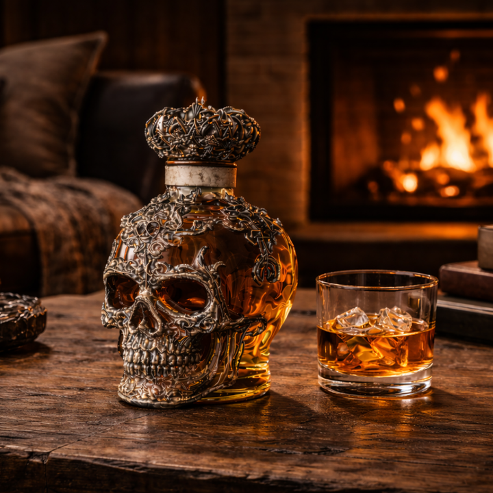 Skull Edition Whisky Bottle