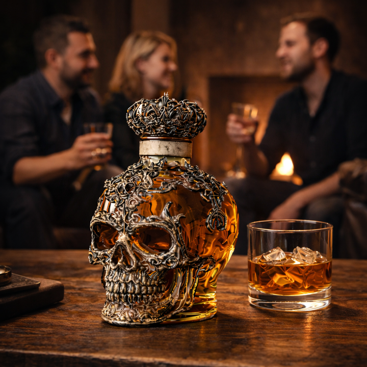 Skull Edition Whisky Bottle