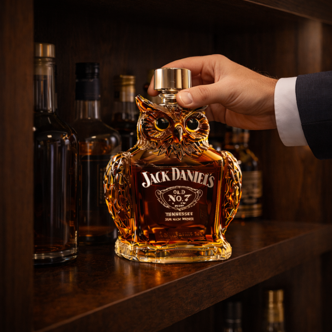 Owl Edition Whisky Bottle