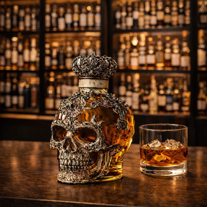 Skull Edition Whisky Bottle
