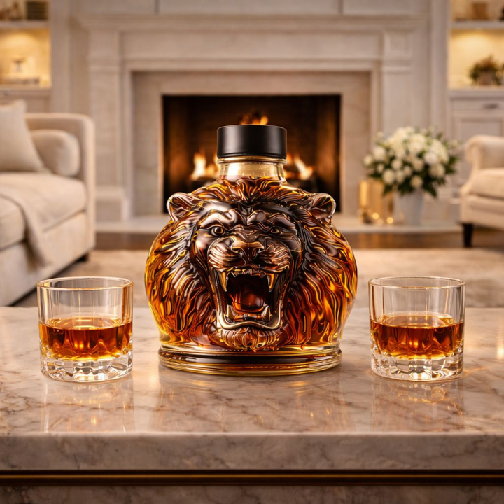 Lion Edition Whisky Bottle