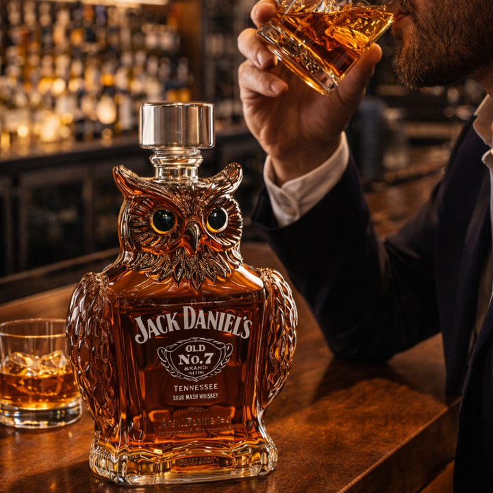 Owl Edition Whisky Bottle