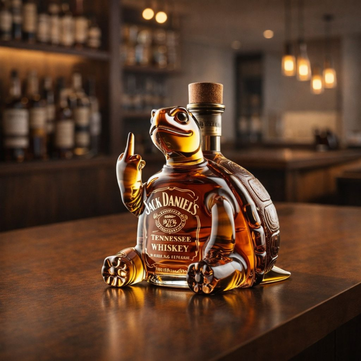 Jack Daniel's Tortoise Edition Whisky Bottle