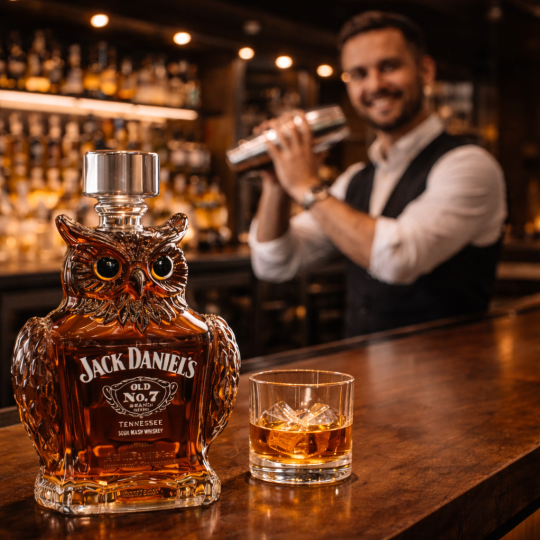 Owl Edition Whisky Bottle