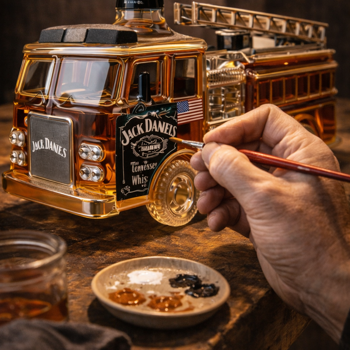 Jack Daniel's Firefighter Edition Whisky Bottle