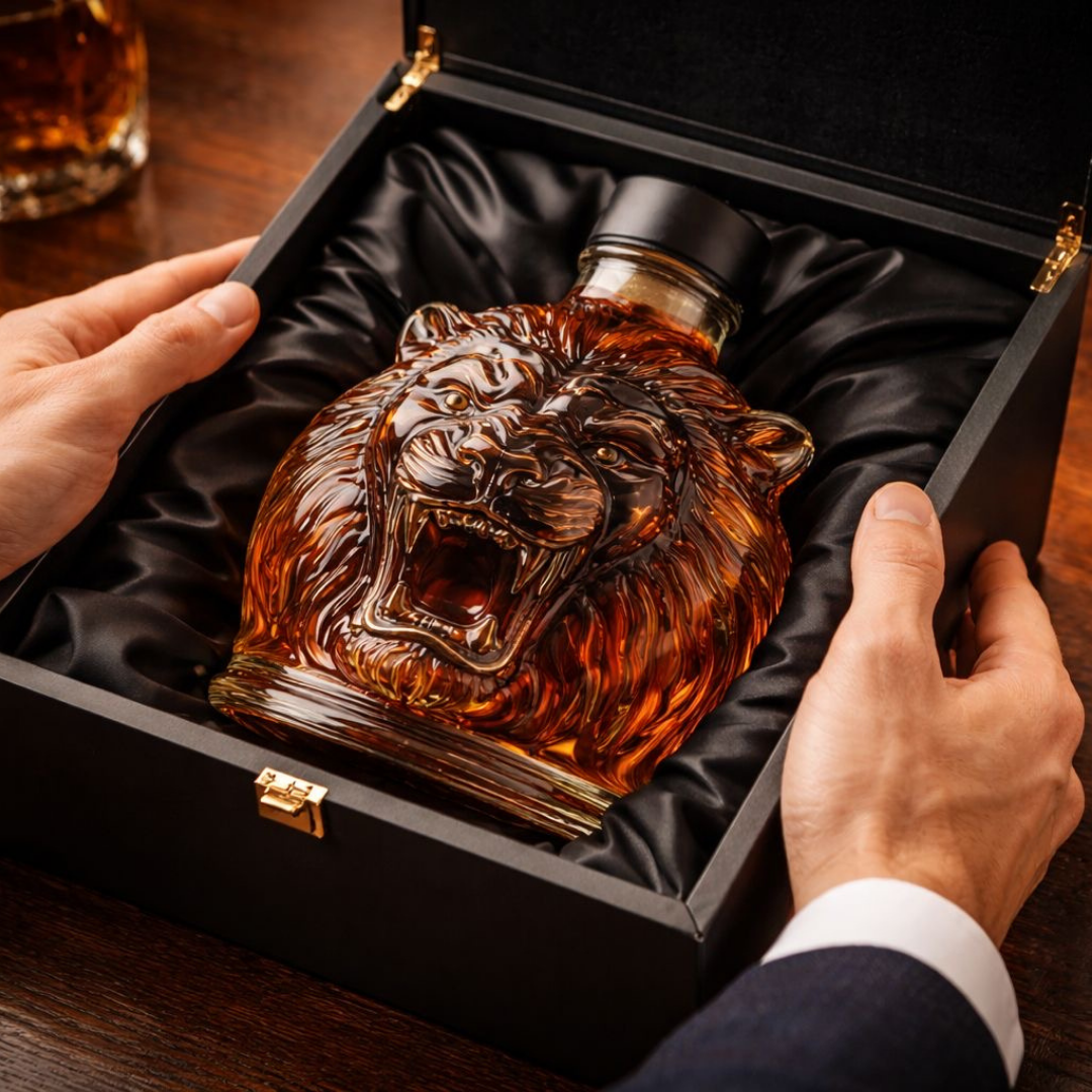 Lion Edition Whisky Bottle