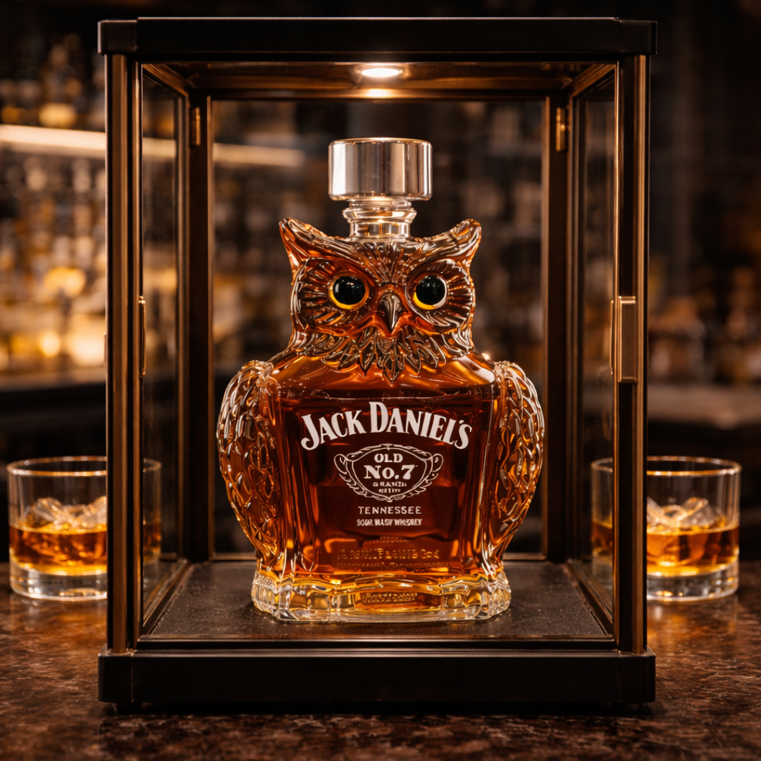 Owl Edition Whisky Bottle