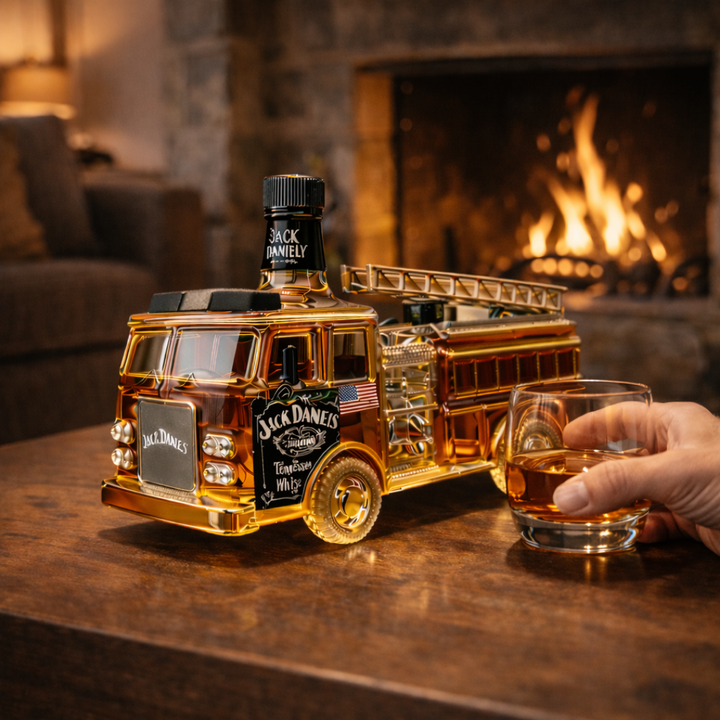 Jack Daniel's Firefighter Edition Whisky Bottle