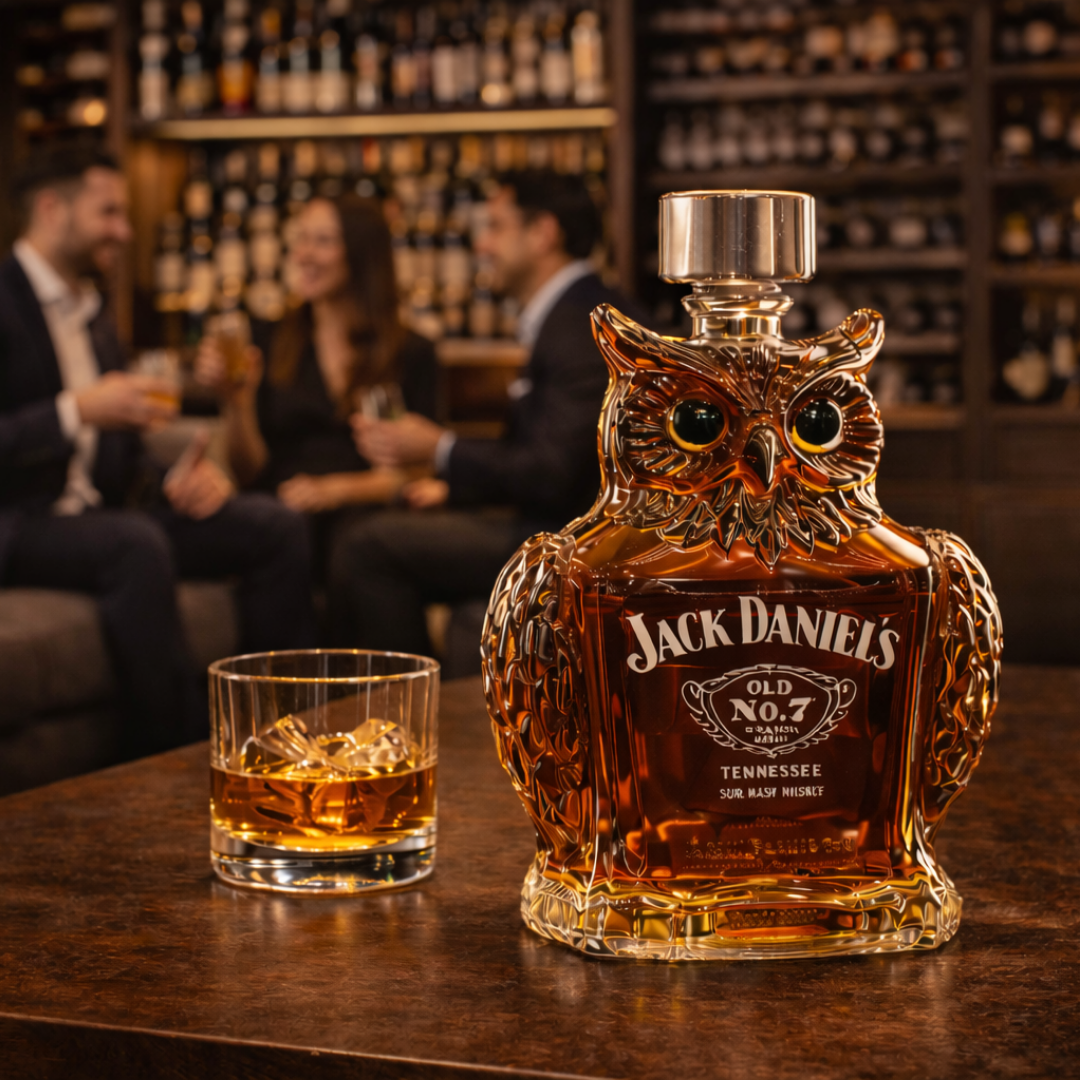 Owl Edition Whisky Bottle