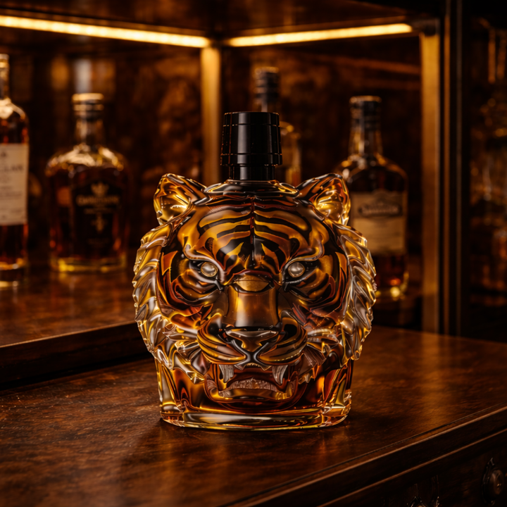Tiger Edition Whisky Bottle