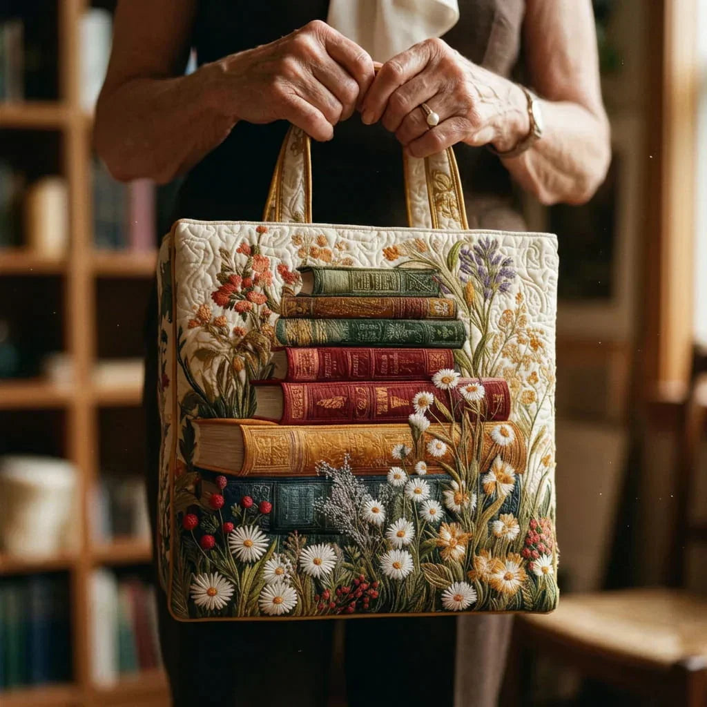 Handcrafted Floral Quilted Bag