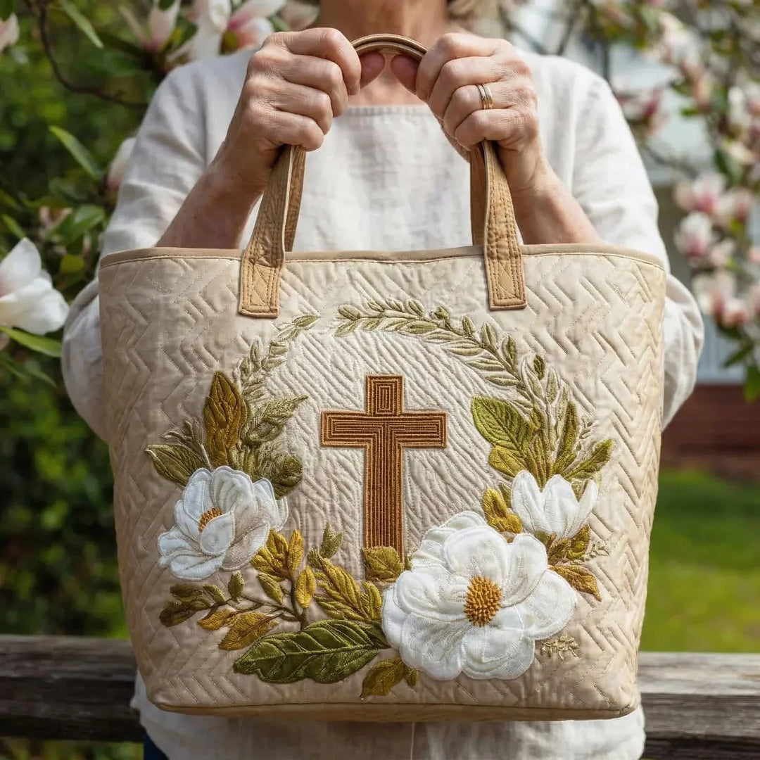 Handcrafted Sacred Cross Bag
