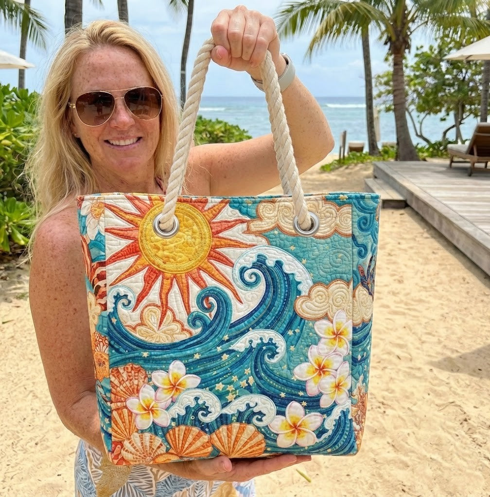 Artisan Beach Tote by Hot Halo